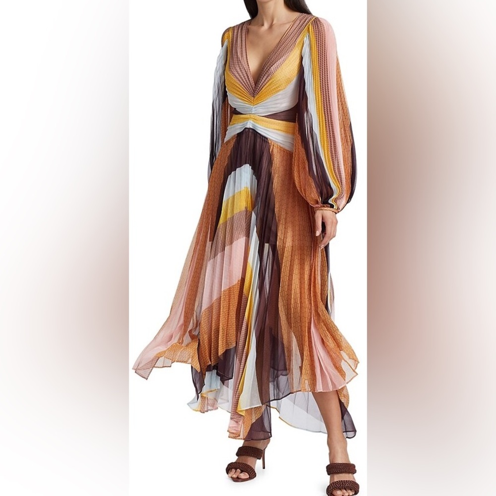 Acler Astone Pleated Dress - Picture 2 of 7